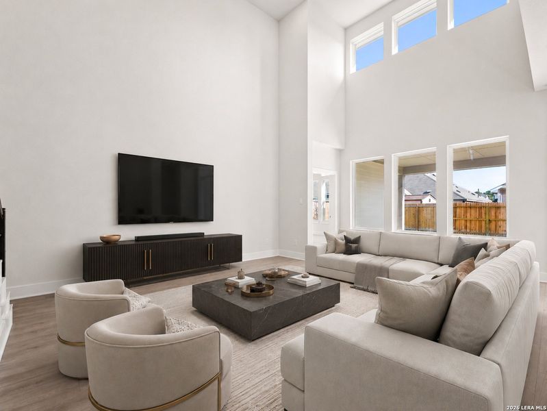 Furnished interior view inside a new home in Veranda, San Antonio (Image 11).