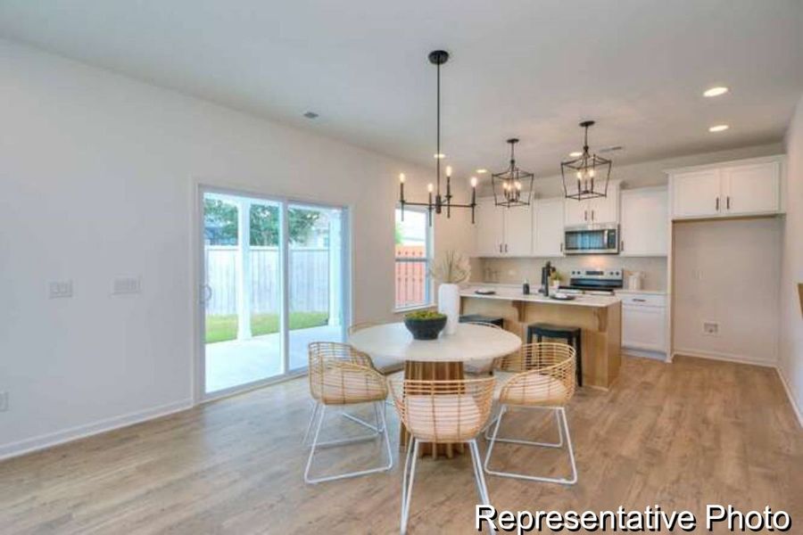 Furnished interior view inside a new home in Reedy Fork Middleton, Greensboro (Image 5).