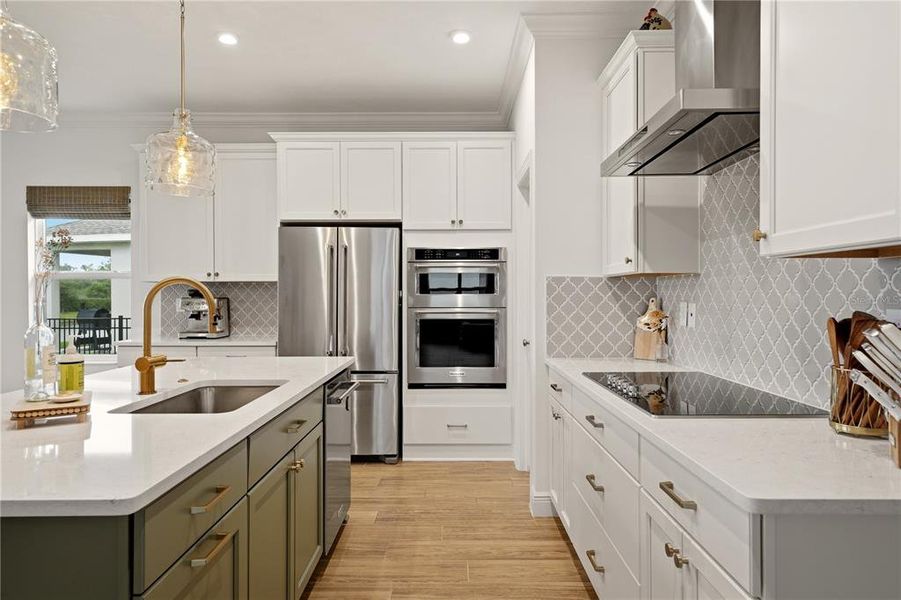 Furnished interior view inside a new home in , Parrish (Image 18).