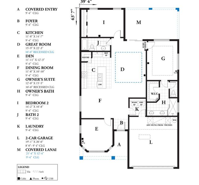 2D floor plan layout of this home in Matanzas Cove, Palm Coast, FL (Image 5). 2D floor plan layout of this home in Matanzas Cove, Palm Coast, FL (Image 5).