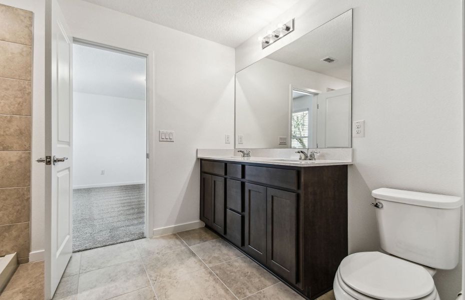 Owner's Bath with Dual Sink