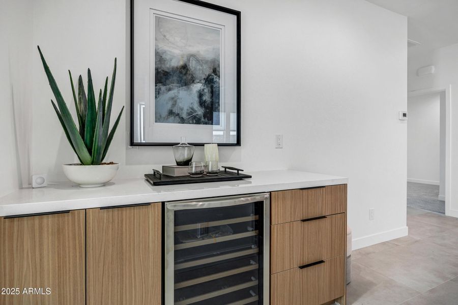 Bar with Wine Fridge