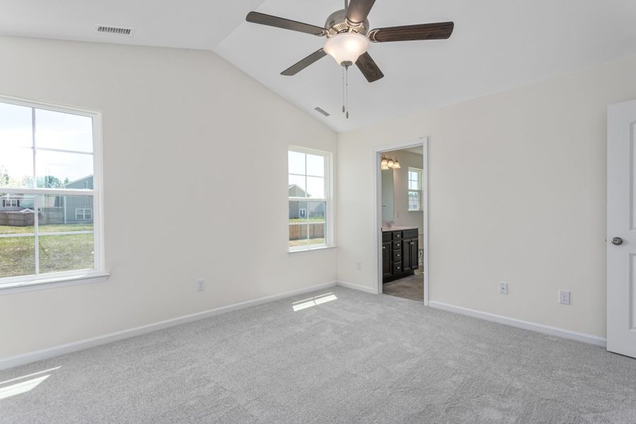 Representative unfurnished interior of a home built from the Dayton by Keystone Homes NC in The Wilcox, Greensboro (Image 45).