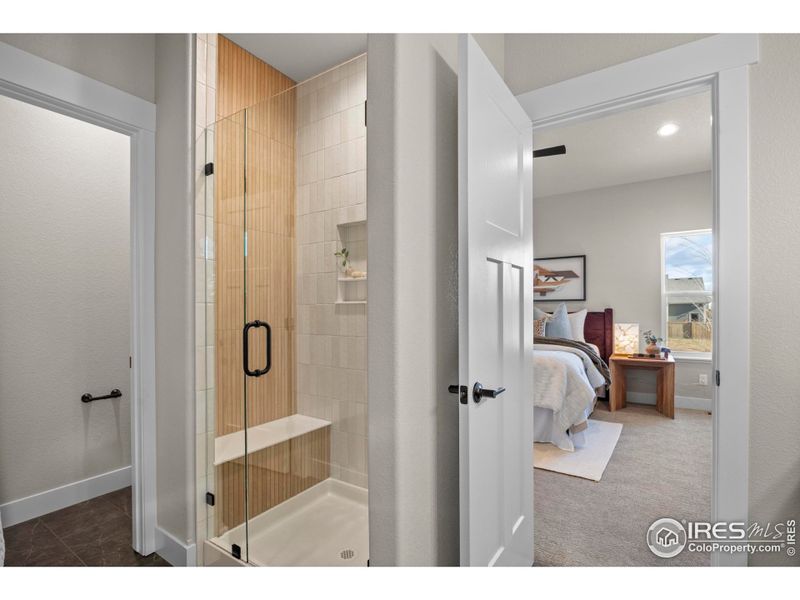 Shower and Water Closet