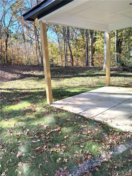 Exterior details and patio area of a home in , Lithonia (Image 2).