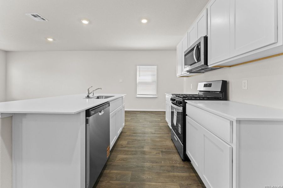 Furnished interior view inside a new home in Redbird Ranch, San Antonio (Image 6).