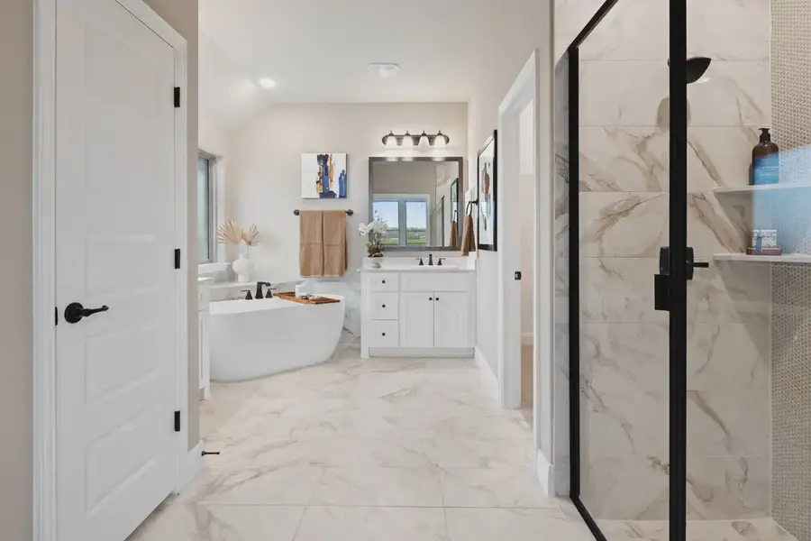 Representative furnished interior of a home built from the Princeton by Chesmar Homes in Oaks of North Grove, Waxahachie (Image 8). Representative furnished interior of a home built from the Princeton by Chesmar Homes in Oaks of North Grove, Waxahachie (Image 8).