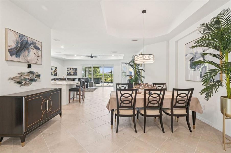 Furnished interior view inside a new home in , Venice (Image 13).