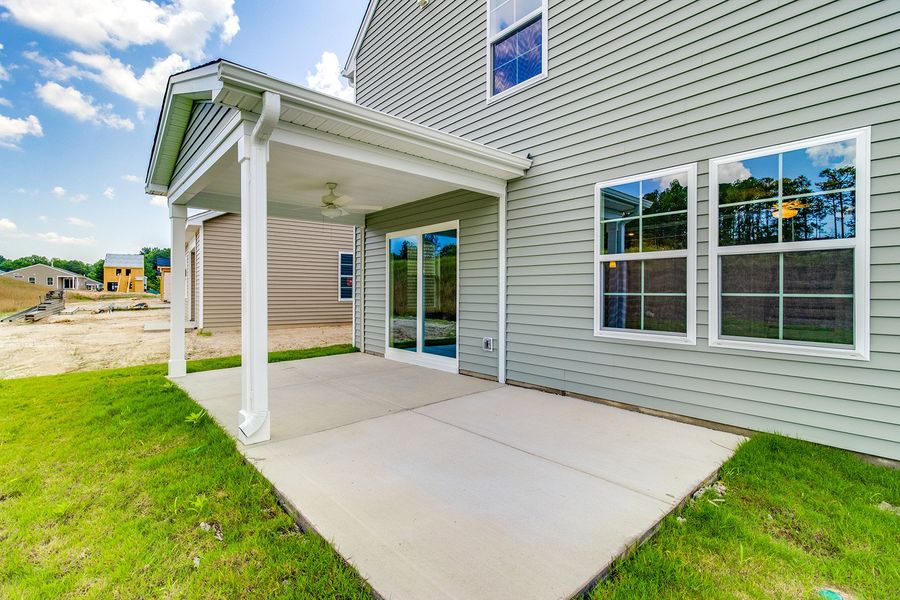 Exterior details and patio area of a home in Bluefield, Lexington (Image 3).
