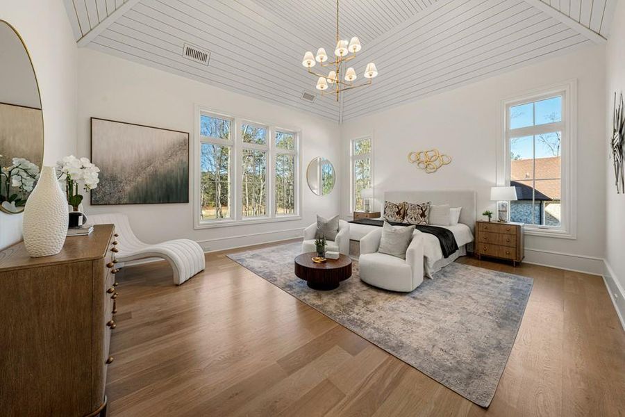 Furnished interior view inside a new home in , Milton (Image 82).