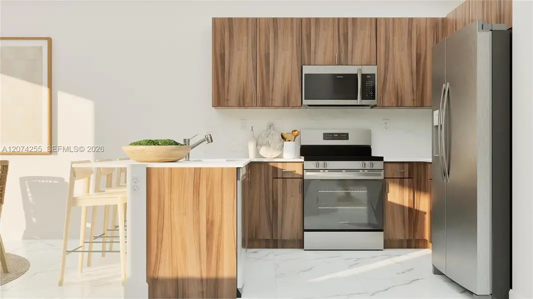 Furnished interior view inside a new home in Solterra, Sunrise (Image 14).