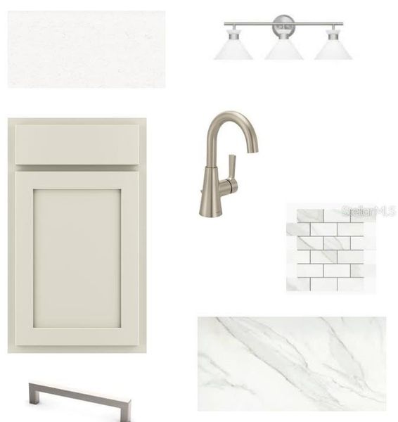 Sample of building materials used in homes in Chapel Crossings, Wesley Chapel (Image 4).