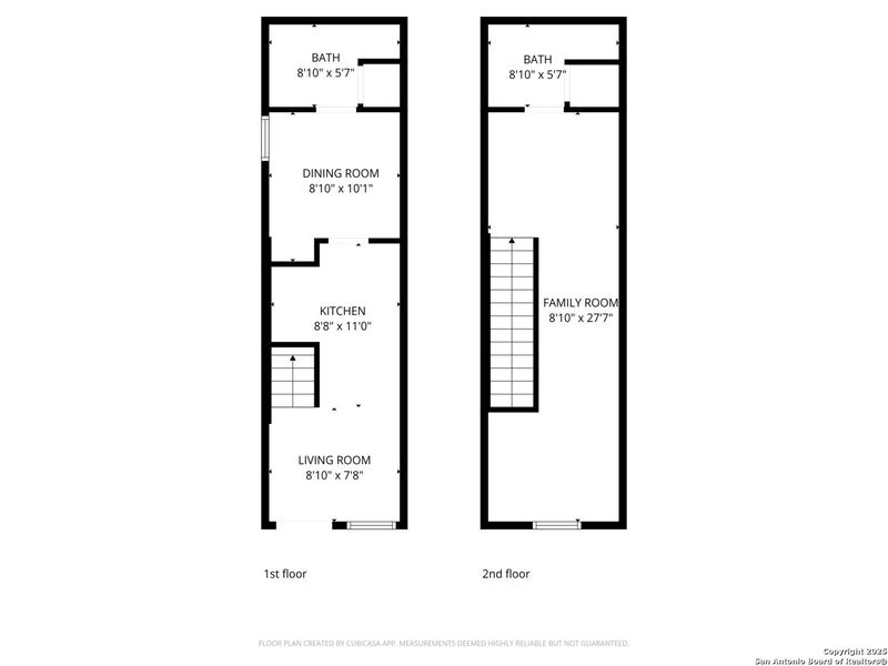 2D floor plan layout of this home in Elm Trails, San Antonio, TX (Image 3).