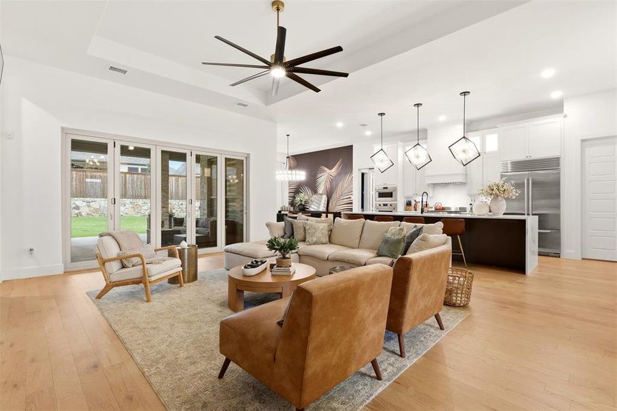 Open concept living room
