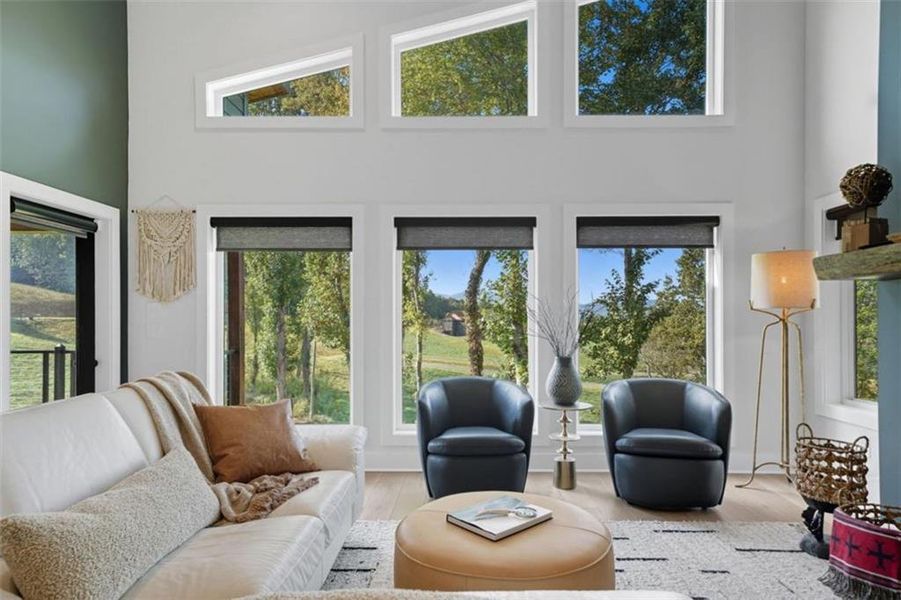 Furnished interior view inside a new home in , Morganton (Image 27).