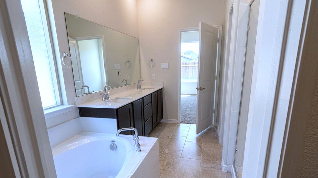 Furnished interior view inside a new home in Lakewood Trails, Forney (Image 6).