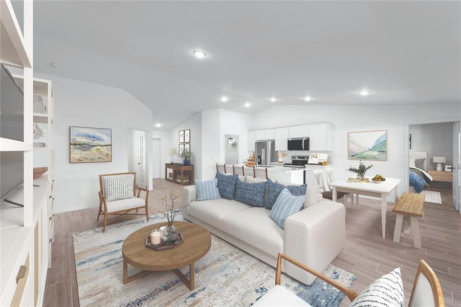 Furnished interior view inside a new home in , Port Charlotte (Image 4).