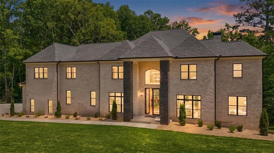 Front exterior of a new home in , Acworth, GA, highlighting curb appeal (Image 30). Front exterior of a new home in , Acworth, GA, highlighting curb appeal (Image 30).