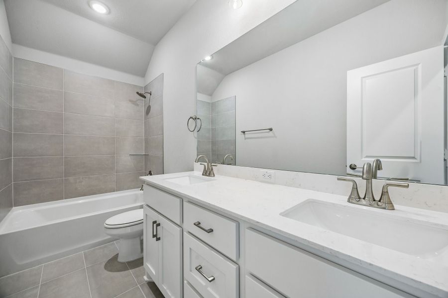 Furnished interior view inside a new home in Rainwater Crossing, Celina (Image 14).