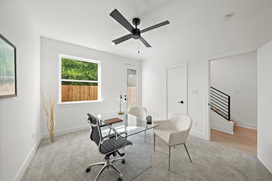 This versatile room downstairs with a bathroom offers endless possibilities, perfect for use as a home office, playroom, or additional bedroom. With plenty of natural light and a flexible layout, it can easily adapt to suit your needs. This versatile room downstairs with a bathroom offers endless possibilities, perfect for use as a home office, playroom, or additional bedroom. With plenty of natural light and a flexible layout, it can easily adapt to suit your needs.