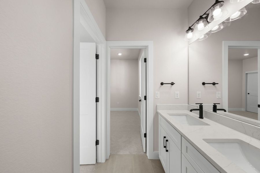 Furnished interior view inside a new home in Trumark Homes at Sterling Ranch, Littleton (Image 12).