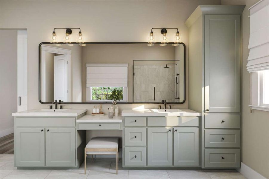 Furnished interior view inside a new home in Parallel Pastures, Poolville (Image 14).