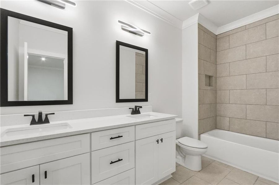 Furnished interior view inside a new home in , Braselton (Image 12). Furnished interior view inside a new home in , Braselton (Image 12).