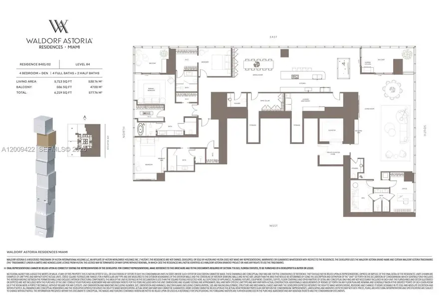 2D floor plan layout of this home in , Miami, FL (Image 4).