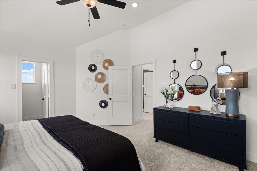 Furnished interior view inside a new home in Elyson, Katy (Image 17). Furnished interior view inside a new home in Elyson, Katy (Image 17).