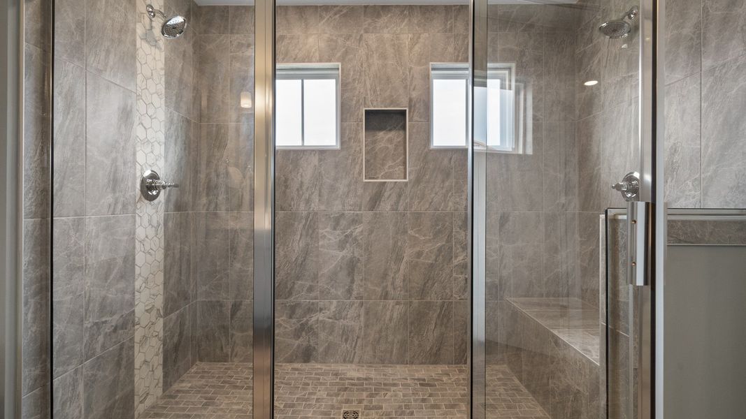 Primary Bathroom of The Drayton Design by DRB Homes