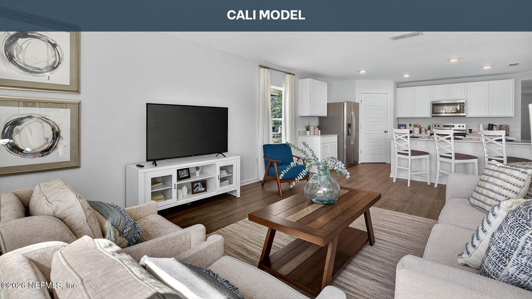 Furnished interior view inside a new home in , Palm Coast (Image 8).