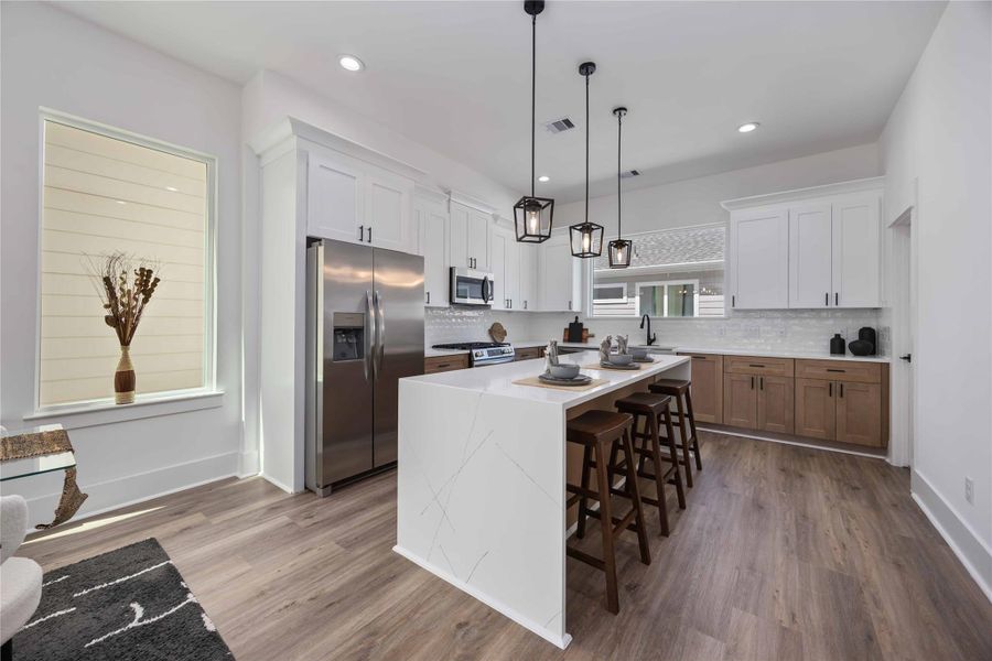 Furnished interior view inside a new home in , Houston (Image 16). Furnished interior view inside a new home in , Houston (Image 16).