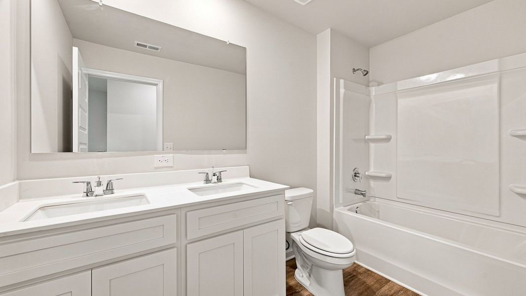 Furnished interior view inside a new home in Shoal Creek, Hampton (Image 11).