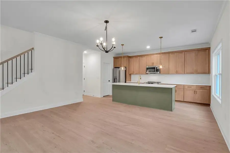 Furnished interior view inside a new home in , Stone Mountain (Image 5).