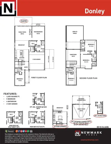 2D floor plan layout of this home in , Katy, TX (Image 2).