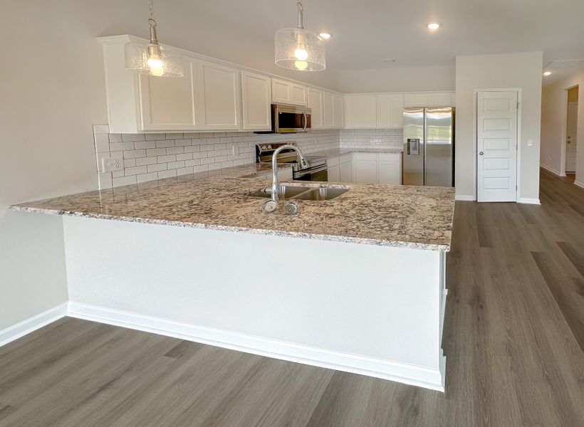 Furnished interior view inside a new home in Tranquil South, Hinesville (Image 6).