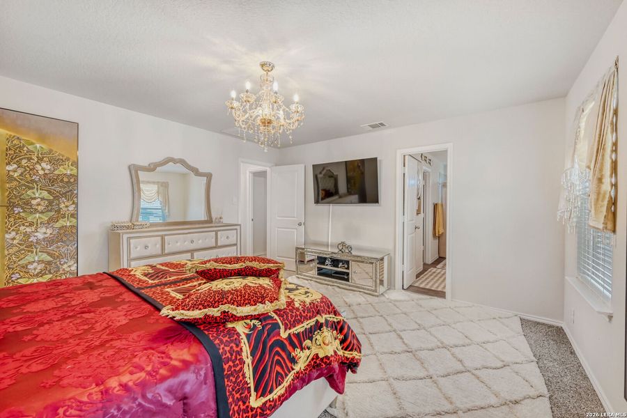 Furnished interior view inside a new home in Redbird Ranch, San Antonio (Image 27).