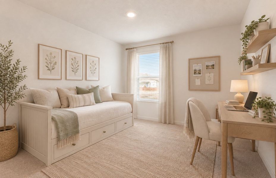 Representative furnished interior of a home built from the Gustine by Centex in Sonterra, Jarrell (Image 8).