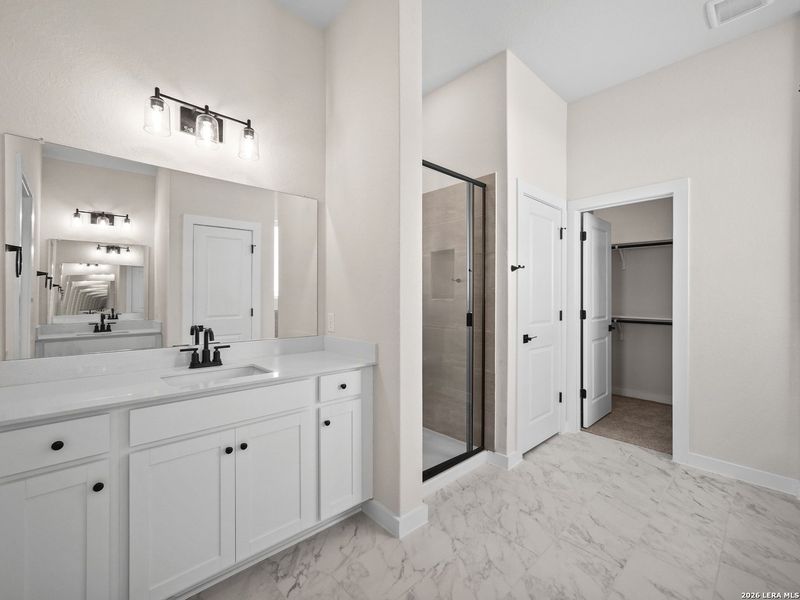 Furnished interior view inside a new home in Morgan Meadows, San Antonio (Image 10).