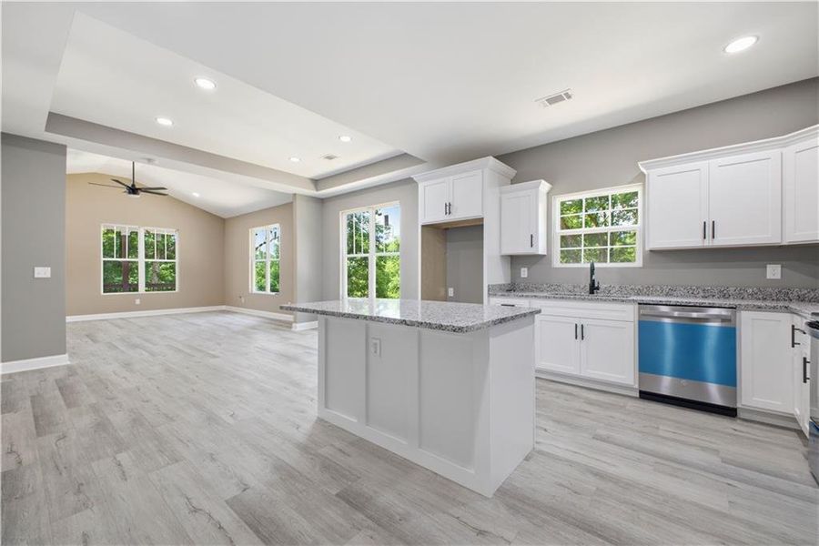 Furnished interior view inside a new home in , Calhoun (Image 3).