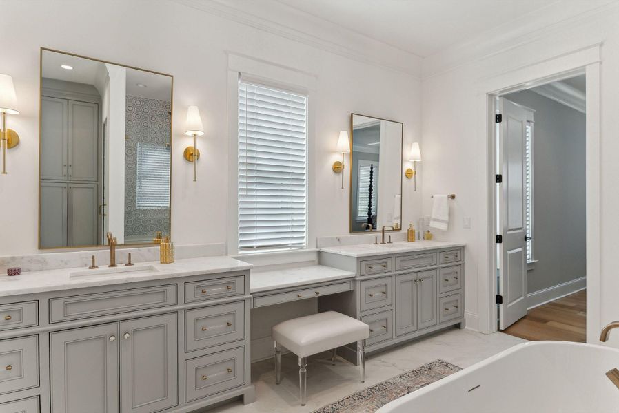 Furnished interior view inside a new home in Daniel Island Park, Charleston (Image 48).