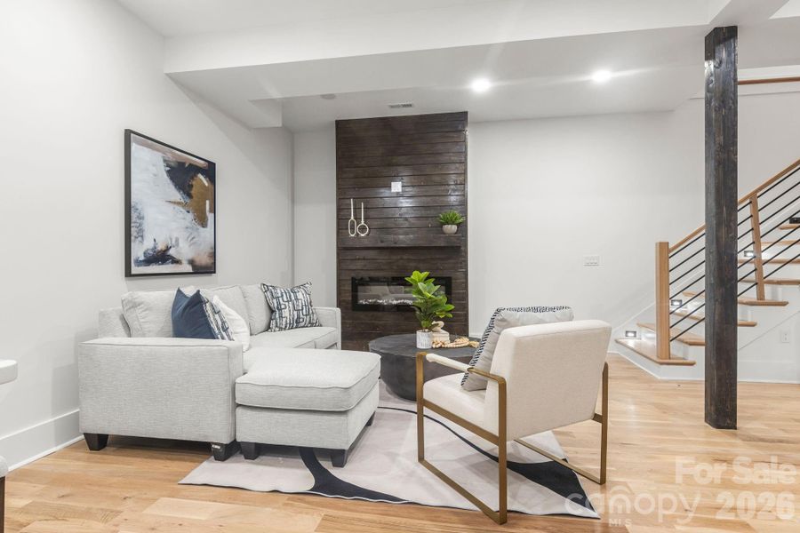 Furnished interior view inside a new home in , Charlotte (Image 32).