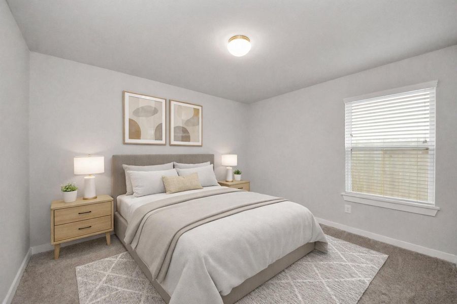 *Virtually Staged* Third Bedroom