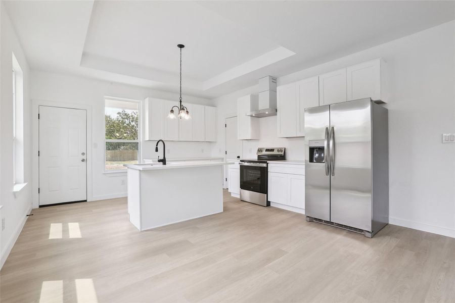 Furnished interior view inside a new home in , Bastrop (Image 13). Furnished interior view inside a new home in , Bastrop (Image 13).