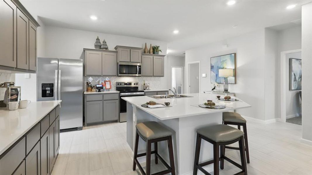 Furnished interior view inside a new home in Terra Trace, Fort Worth (Image 8).