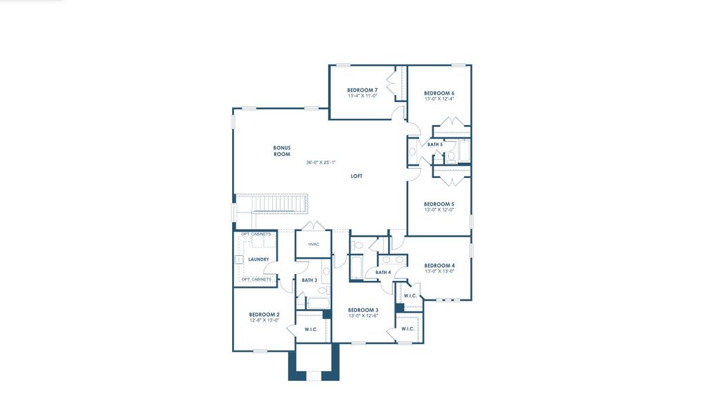 2D floor plan layout for the Westshore I by Homes by WestBay in Pasadena Ridge, Zephyrhills, FL (Image 3). 2D floor plan layout for the Westshore I by Homes by WestBay in Pasadena Ridge, Zephyrhills, FL (Image 3).