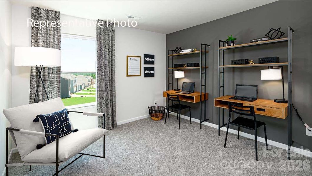 Furnished interior view inside a new home in Brandon Creek, Gastonia (Image 21).