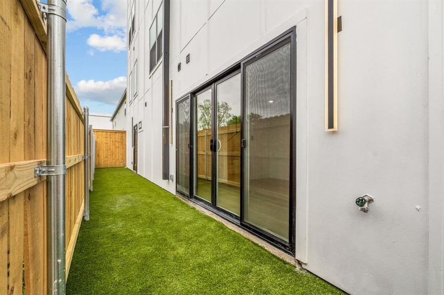 Exterior details and patio area of a home in , Dallas (Image 27).