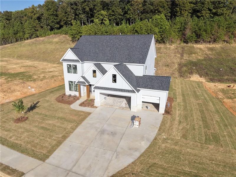 Front exterior of a new home in Salacoa, Calhoun, GA, highlighting curb appeal (Image 19).