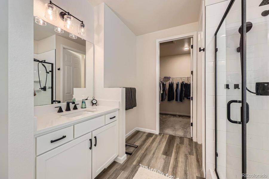 Furnished interior view inside a new home in Haskins Station, Arvada (Image 21).